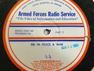 16-inch 33rpm Armed Forces Radio Services 