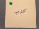 1 LP - David Bowie in Person, trade mark tmq 71054 Bootleg 1972 usa