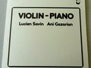 *1st SOUND* Opus 3- Sweden: Beethoven Violin Sonatas- Savin Gazarian- NM