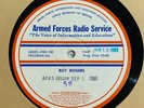 16-inch 33rpm Armed Forces Radio Services 
