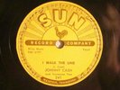 78 : SUN  241 - JONNY CASH - I WALK THE LINE  / GET RHYTHM   E   -ORIGINAL