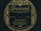 78tk-Jazz-BRUNSWICK 6682-Duke Ellington-(Mood Indigo/Black and Tan Fantasy)