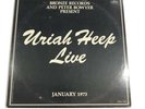 URIAH HEEP LIVE JANUARY 1973 (VG) SRM-2-7503 LP VINYL RECORD VG+ cVG+ L5