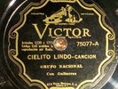 MEXICAN Grupo Nacional Con Guitarras 78 Cielito Lindo/Adios Mi Chaparrita EE- D7