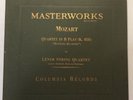 Lener String Quartet – 78 rpm Columbia 67740-67742: MOZART Quartet in B flat