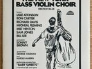 THE NEW YORK BASS VIOLIN CHOIR JAPAN LP STRATA EAST RON CARTER RICHARD DAVIS
