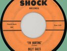 BILLY GALES (Ike Turner soloist) I'm Hurting / Dreaming of You 45rpm Shock '63