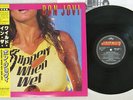 BON JOVI SLIPPERY WHEN WET MERCURY 28PP-1025 Japan OBI VINYL LP
