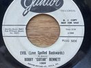 Bobby Guitar Bennett Evol Love Spelled Backwards White Label Promo Soul R&b 45
