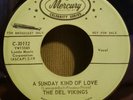 Dell Vikings Rare Promo 45 Doo Wop Come Along With Me / A Sundy Kind Of Love