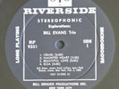 BILL EVANS TRIO / EXPLORATIONS/ US LP RIVERSIDE RLP 9351 DG STEREO/SCOTT LA FARO