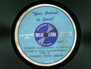 Florence Foster Jenkins Original 78 RPM Typed Label Charmant Oiseau A condition