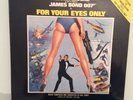James Bond 007 FOR YOUR EYES ONLY Vinyl Soundtrack Record Album Roger Moore