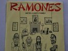 The Ramones - We're a happy Family. Punk 2×7' red vinyl record (Bootleg)