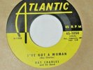 Ray Charles-I've Got A Woman b/w Come Back-Atlantic#1050-R&B-7
