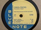 Jazz 78 RPM - THELONIOUS MONK QUARTET - Criss-Cross/Eronel BLUE NOTE 1590 E
