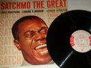 SATCHMO THE GREAT -- WHITE LABEL PROMO LP, 1957  - Louis Armstrong