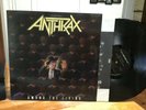 ANTHRAX: Among The Living, MEGAFORCE RECORDS, 1st, USA OOP Metal LP