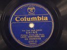 JAZZ LOUIS ARMSTRONG ORCH Shine / Body And Soul RB COLUMBIA 2707