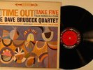 Dave Brubeck Quartet Time Out LP vg++ Jazz 6i Columbia STEREO with Take Five