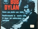 Bob Dylan “Como Una Piedra Quen Rueda” 3-track EP 45 MEXICO PRESSING VG+ 70’s RE