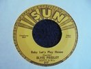 Elvis Presley - Baby Let's Play House USA 45 SUN 1970s PRESSING