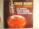 LP - ERNIE HENRY - LAST CHORUS  -DG - BLUE LABEL - MONO  - ORIGINAL