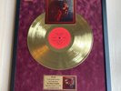 Janis Joplin Pearl 1971 Vinyl Gold Metallized Record Mounted In Frame