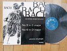 BACH : Suites For Unaccompanied cello / J.STARKER LP UK SAGA XID 5161 Ed.1  EX