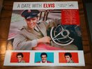 ELVIS PRESLEY VINYL LP A DATE WITH ELVIS GATEFOLD LPM 2011 EXCELLENT+