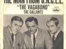 THE GALLANTS--PICTURE SLEEVE + 45--(MAN from U.N.C.L.E)--PS--PIC--SLV