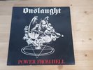 Onslaught Power from Hell (1985) LP Vinyl