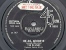 Beatles Hello Goodbye I Am The Walrus UK Factory Sample Parlophone R5655 1967