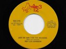 Roy Lee Johnson - Just In Time For The Wedding / Stormy Feelings (Soul, 45) 716
