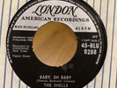 THE SHELLS - BABY OH BABY / ANGEL EYES:RARE DOO WOP: UK 1ST LONDON HLU.9288 :EX