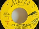 Reuben Bell with the Casanovas It's Not That Easy 45 Northern Soul-Murco