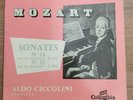 Disque Vinyle 25cm Mozart Sonates 11 12 Aldo Ciccolini pianiste rare classique