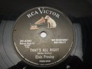 Elvis Presley That's All Right/Blue Moon Of Kentucky RCA VICTOR 20-6380 10