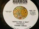 Rare St. Louis Psych Hard Rock Private 45 Stoned Circus Gotta Find a Way EX HEAR