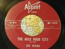 Killer Mod Garage 45 Joe Ward The Mile High City / That's the Way ACCENT HEAR