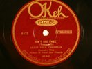 78 RPM - Lillie Delk Christian - Okeh 8475 - condition E to E+