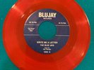 The Blue Jays  3 45 Records Doo -wop Northern Soul  Red Vinyl Blujay Label Nice