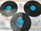 ELVIS PRESLEY 3 X 10” 78’s ALL SHOOK UP, HOUND DOG, BLUE SUEDE SHOES SEE PICS.