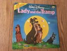 Walt Disney Lady and the Tramp Disneyland LP Record Album Read Along Book