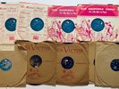 ELVIS PRESLEY- ELEVEN ORIGINAL U.K. AND USA 78S. NO RESERVE SALE.