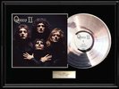 QUEEN TWO II WHITE GOLD SILVER PLATINUM TONE RECORD LP RARE DISPLAY NON RIAA