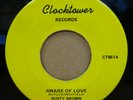 BUSTY BROWN AWARE OF LOVE / HARD WAY TO GO CLOCKTOWER 7