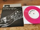 STRIFE S/T 1992 : Pink vinyl /202 7 american nightmare panic in my eyes bold lp