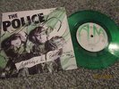 THE POLICE . MESSAGE IN A BOTTLE  RARE GREEN VINYL 7
