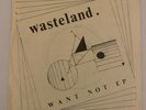 WASTELAND - WANT NOT EP - UK 79 PUNK NEW WAVE LIMITED KBD INFESTED ELLIE JAY